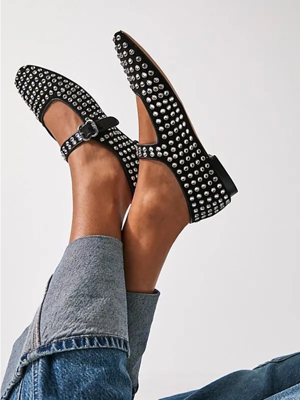 Sam Edelman Gem Buckle Ballet Flats - Picture 2 of 5